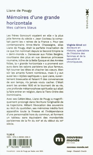 Produktbild: M&eacute;moires d'une grande horizontale : mes cahiers bleus