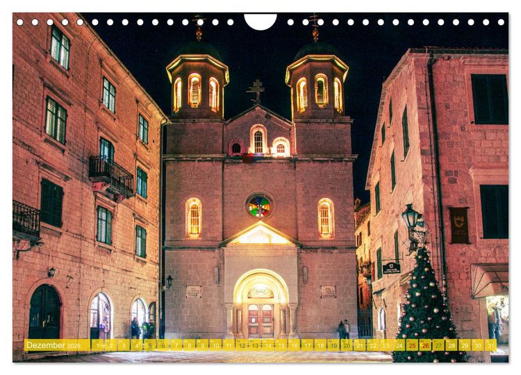 Produktbild: Kotor - Juwel der Adria und UNESCO-Welterbe in Montenegro (Wandkalender 2026 DIN A4 quer), CALVENDO Monatskalender