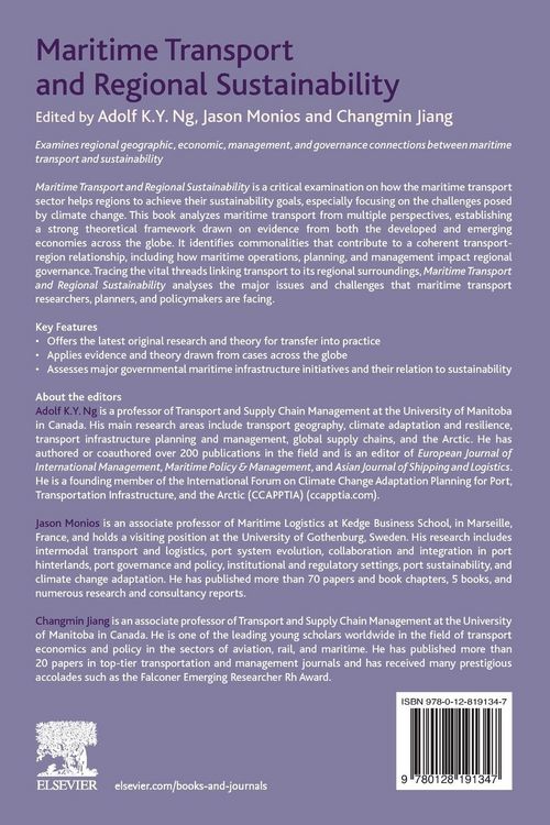 Produktbild: Maritime Transport and Regional Sustainability