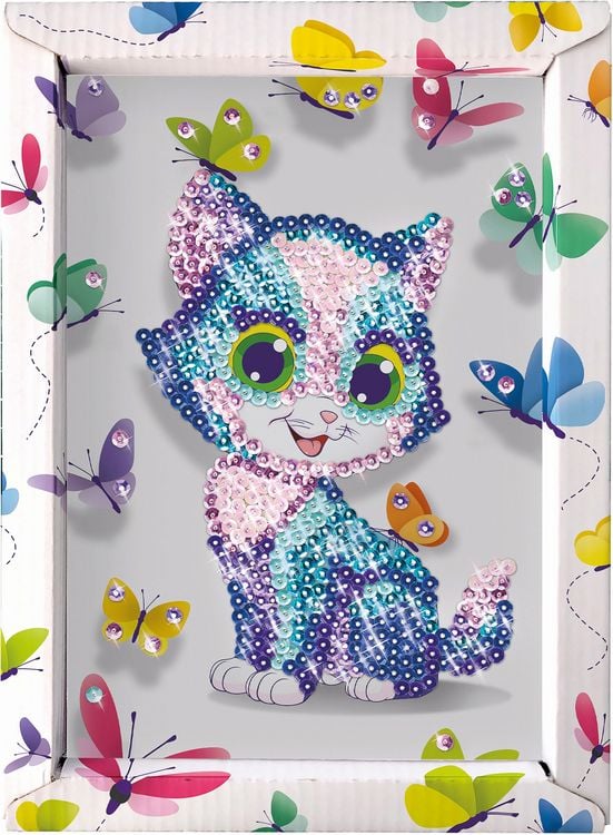 Produktbild: Lansay - Paillettenkunst Katze