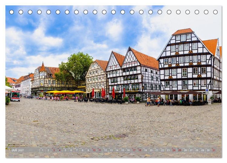 Produktbild: Ein Blick auf die Hansestadt Soest (Tischkalender 2027 DIN A5 quer), CALVENDO Monatskalender