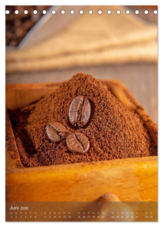 Produktbild: Kaffee f&uuml;r ein Genusserlebnis (Tischkalender 2026 DIN A5 hoch), CALVENDO Monatskalender
