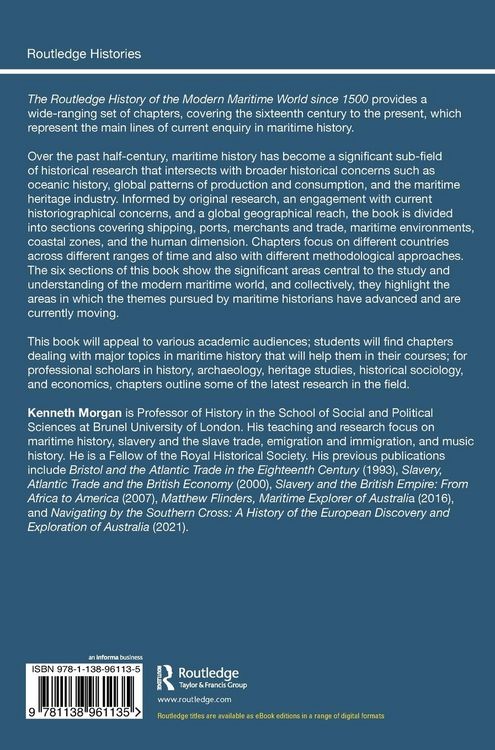 Produktbild: The Routledge History of the Modern Maritime World since 1500