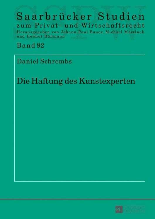 Produktbild: Die Haftung des Kunstexperten