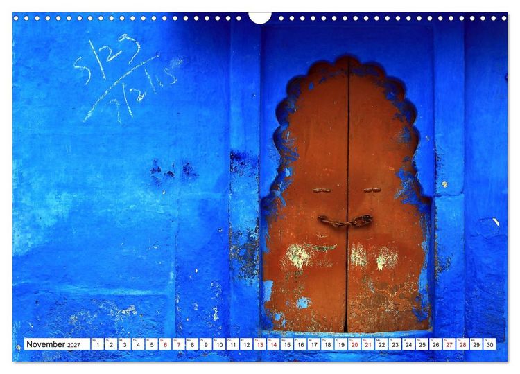 Produktbild: Farbenfrohes Indien (Wandkalender 2027 DIN A3 quer), CALVENDO Monatskalender