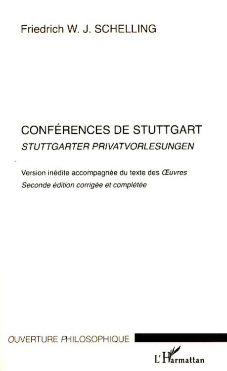 Produktbild: Conf&eacute;rences de Stuttgart