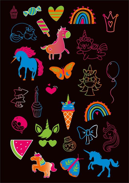 Produktbild: Neon-Sticker
