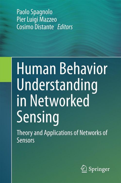 Produktbild: Human Behavior Understanding in Networked Sensing