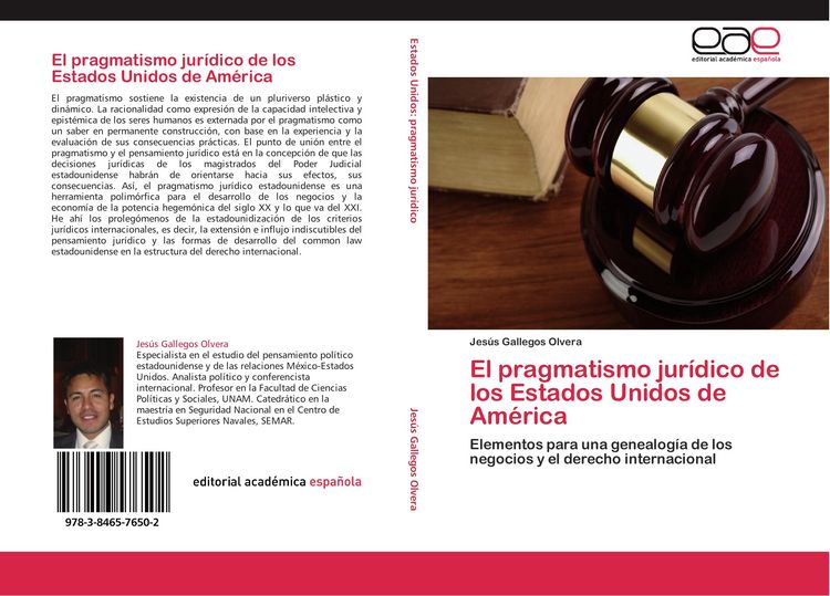 Produktbild: El pragmatismo jur&iacute;dico de los Estados Unidos de Am&eacute;rica