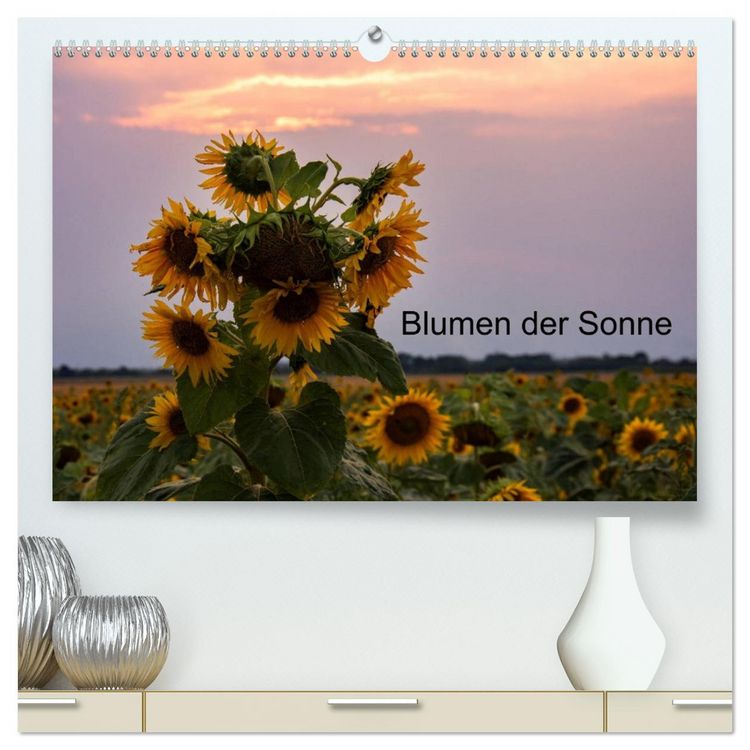 Produktbild: Blumen der Sonne (hochwertiger Premium Wandkalender 2026 DIN A2 quer), Kunstdruck in Hochglanz