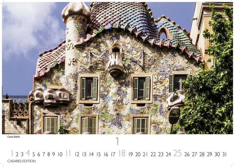 Produktbild: Barcelona Kalender 2026 – Wandkalender | Fotokalender Spanien 35x50cm - Foto. mit den schönsten Motiven, Sehenswürdigkeiten & Inspirationen"