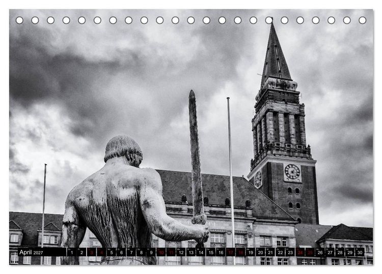 Produktbild: Ein Blick auf Kiel (Tischkalender 2027 DIN A5 quer), CALVENDO Monatskalender