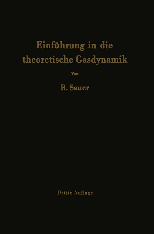 Produktbild: Einf&uuml;hrung in die theoretische Gasdynamik