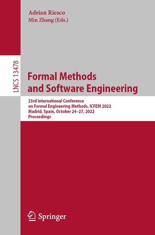Produktbild: Formal Methods and Software Engineering