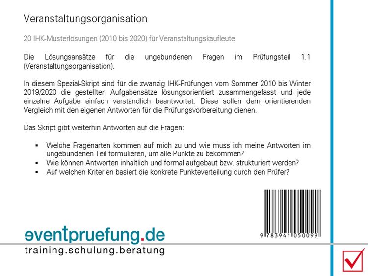 Produktbild: Veranstaltungsorganisation