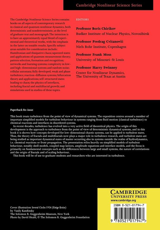 Produktbild: Dynamical Systems Approach to Turbulence