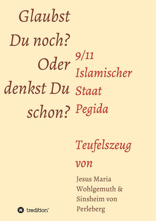 Produktbild: Glaubst Du noch oder denkst Du schon?