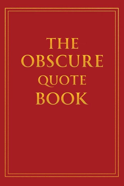 Produktbild: The Obscure Quote Book