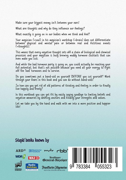 Produktbild: Gedankendoof - The Stupid Book about Thoughts - The power of thoughts: How to break negative patterns of thinking and feeling, build your self-esteem and create a happy life