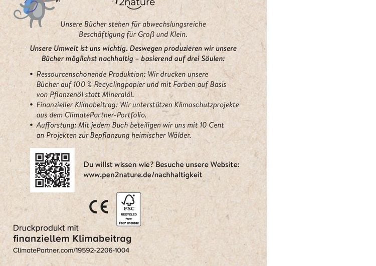 Produktbild: Mini-Mitnehm-Block R&auml;tseln & Malen Natur