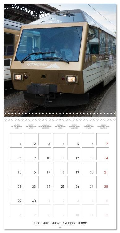 Produktbild: Swiss Trains (Wall Calendar 2026 12 &times; 12 Inch) CALVENDO 12 Month Wall Calendar