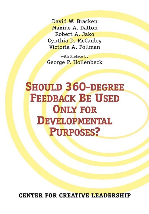 Produktbild: Should 360-degree Feedback Be Only Used For Developmental Purposes?