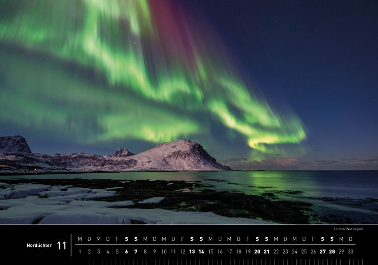 Produktbild: Nordlichter Premiumkalender 2027
