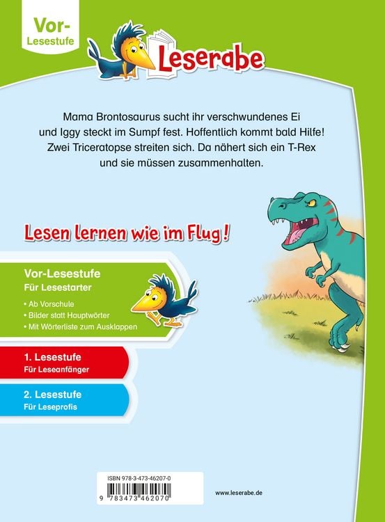 Produktbild: Leserabe Vor-Lesestufe - Dinosauriergeschichten