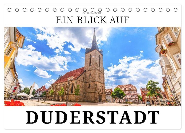 Produktbild: Ein Blick auf Duderstadt (Tischkalender 2026 DIN A5 quer), CALVENDO Monatskalender