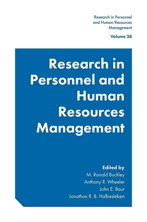 Produktbild: Research in Personnel and Human Resources Management