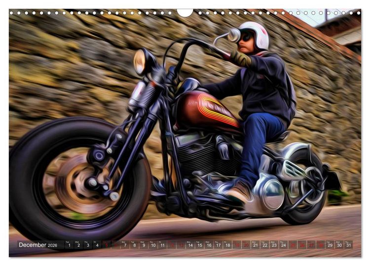 Produktbild: Images of Harley Davidson (Wall Calendar 2026 DIN A3 landscape), CALVENDO 12 Month Wall Calendar