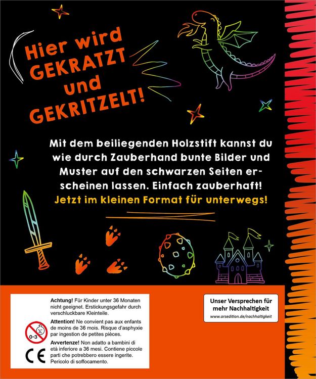 Produktbild: Kritzkratz-Spa&szlig; Drachen
