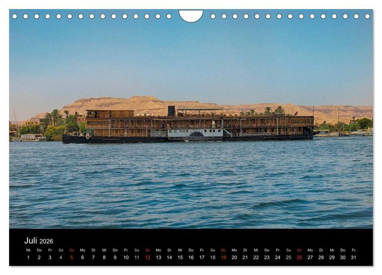 Produktbild: Luxor in Bildern - Auf den Spuren des antiken &Auml;gypten in Theben Ost und Theben West (Wandkalender 2026 DIN A4 quer), CALVENDO Monatskalender