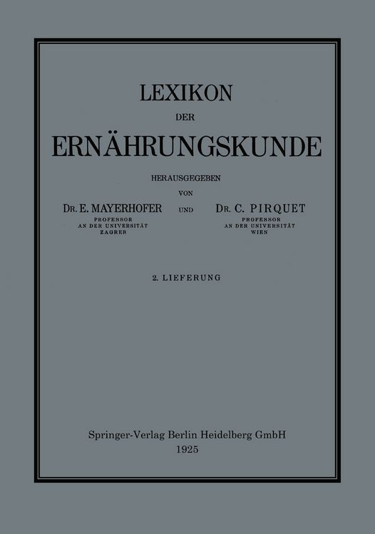 Produktbild: Lexikon der Ern&auml;hrungskunde