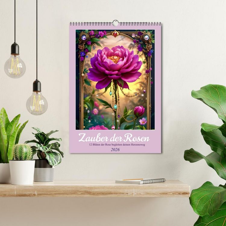 Produktbild: Zauber der Rosen (Wandkalender 2026 DIN A3 hoch), CALVENDO Monatskalender