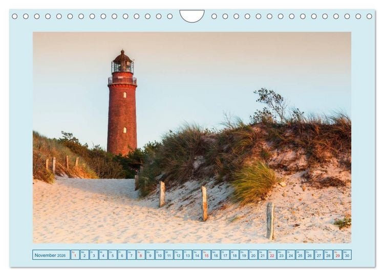 Produktbild: Fischland-Dar&szlig;-Zingst (Wandkalender 2026 DIN A4 quer), CALVENDO Monatskalender