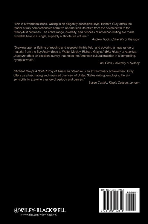 Produktbild: A Brief History of American Literature
