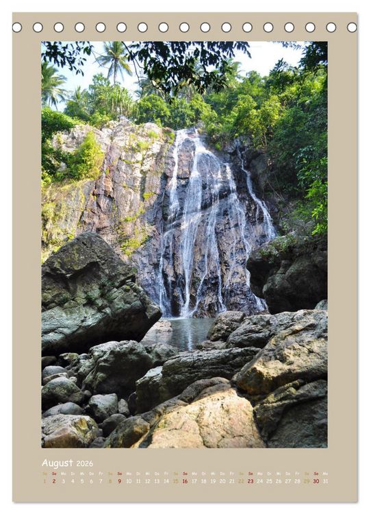Produktbild: Erlebe mit mir das sonnige Thailand (Tischkalender 2026 DIN A5 hoch), CALVENDO Monatskalender