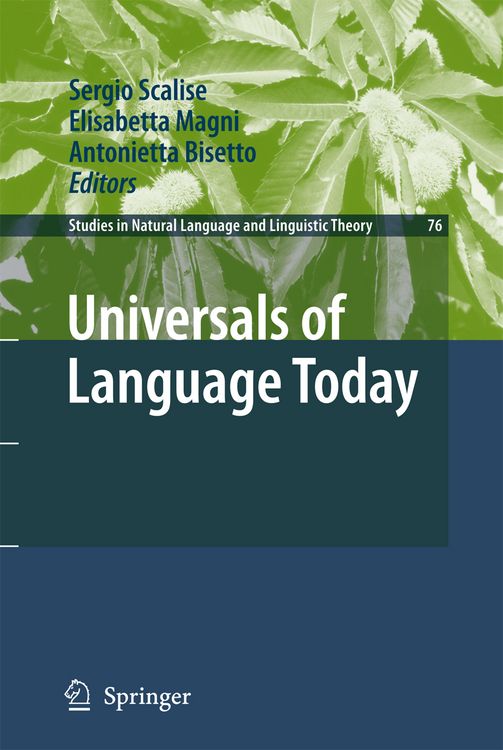 Produktbild: Universals of Language Today