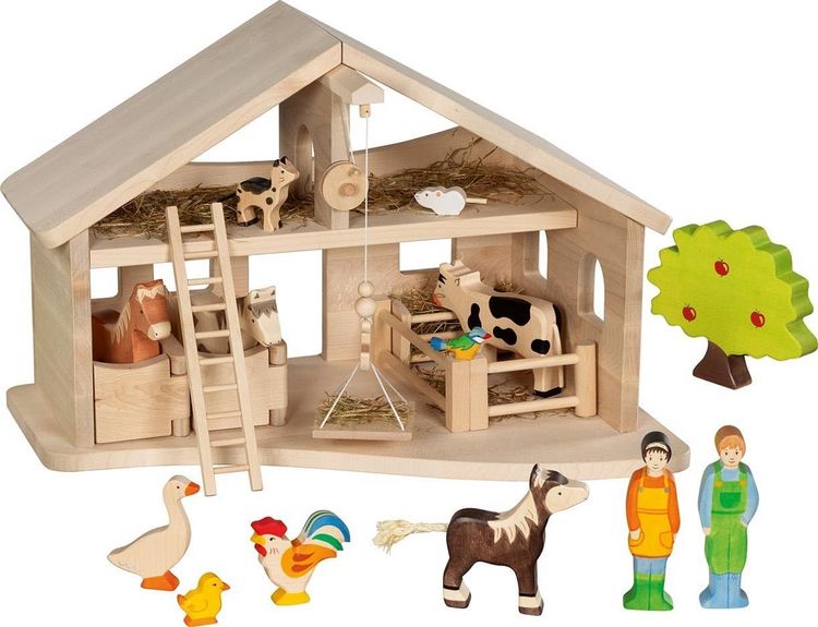 Produktbild: Stall mit Seilwinde