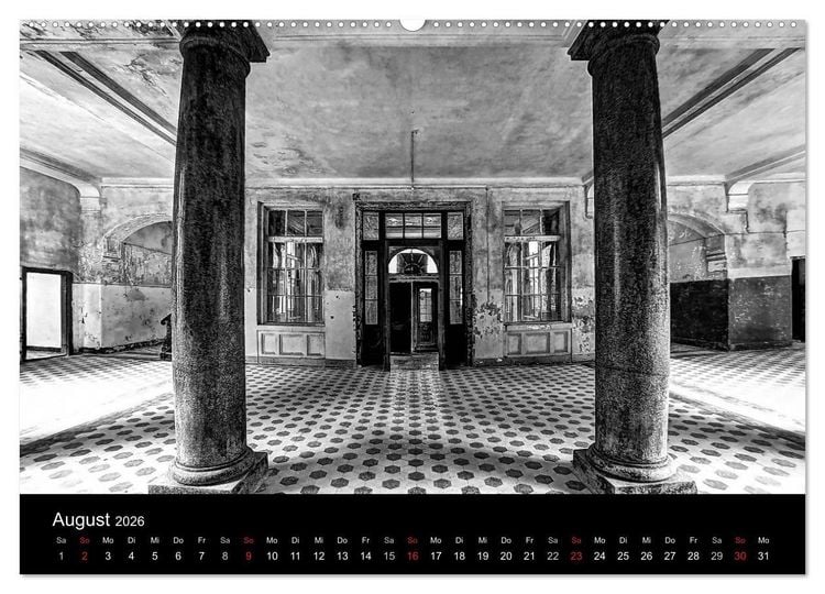Produktbild: lost beauty (hochwertiger Premium Wandkalender 2026 DIN A2 quer), Kunstdruck in Hochglanz