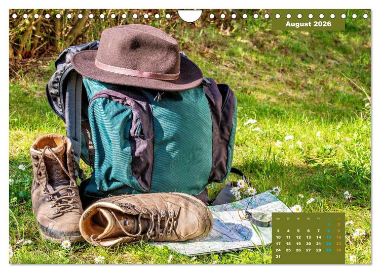 Produktbild: WANDERN &uuml;ber Stock und Stein in der Schweiz (Wandkalender 2026 DIN A4 quer), CALVENDO Monatskalender