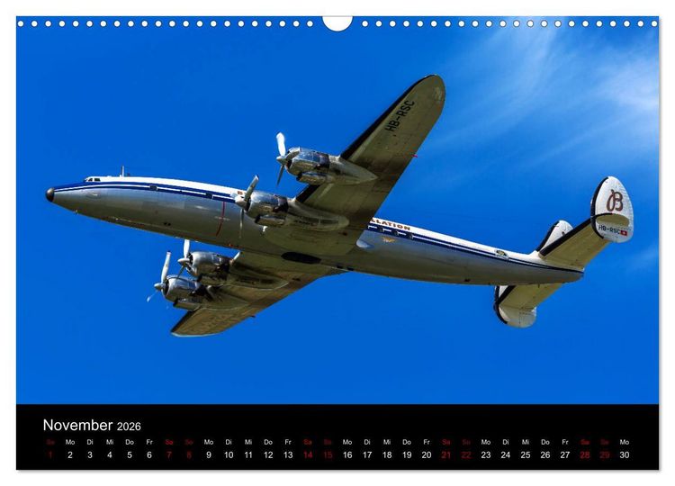 Produktbild: Oldtimer am Himmel (Wandkalender 2026 DIN A3 quer), CALVENDO Monatskalender
