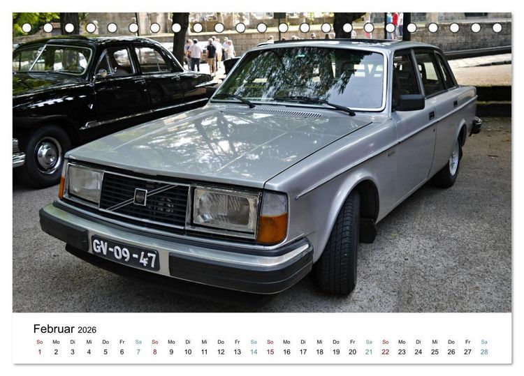 Produktbild: Autos der 70er (Tischkalender 2026 DIN A5 quer), CALVENDO Monatskalender