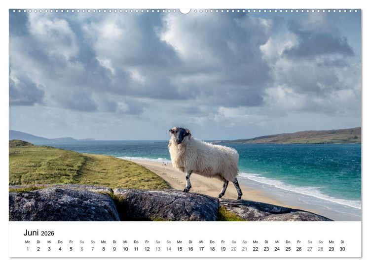Produktbild: Luskentyre - Isle of Harris, Outer Hebrides (hochwertiger Premium Wandkalender 2026 DIN A2 quer), Kunstdruck in Hochglanz