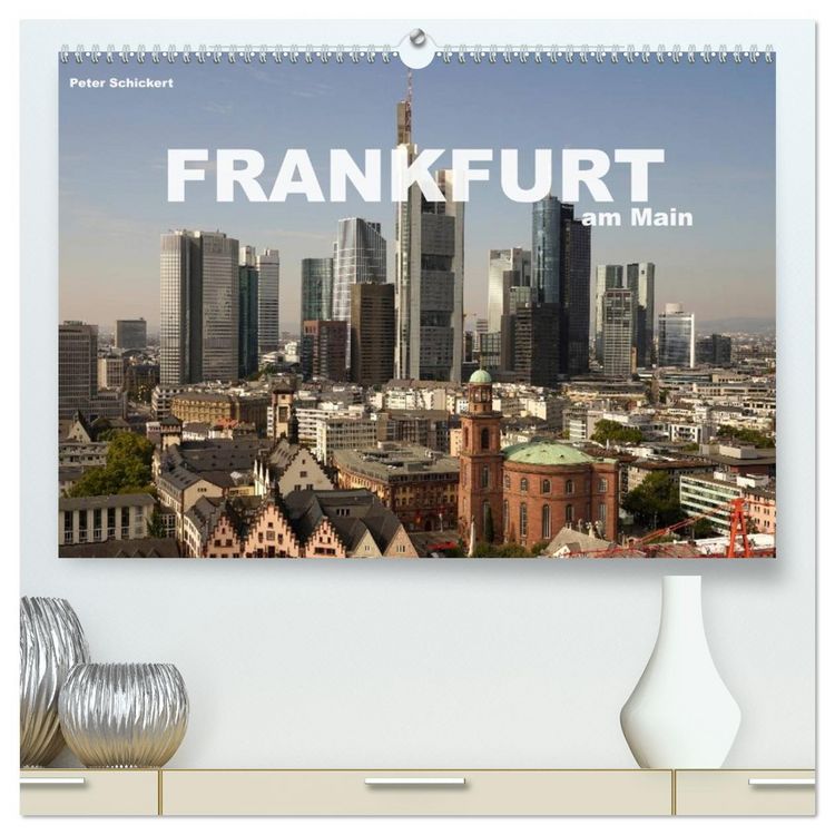 Produktbild: Frankfurt am Main (hochwertiger Premium Wandkalender 2026 DIN A2 quer), Kunstdruck in Hochglanz