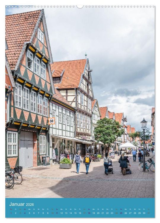 Produktbild: Celle in Niedersachsen (Wandkalender 2026 DIN A2 hoch), CALVENDO Monatskalender