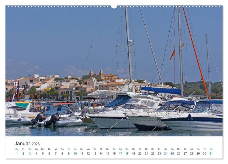 Produktbild: Segelboote und Yachten - Lebensart am Mittelmeer (hochwertiger Premium Wandkalender 2026 DIN A2 quer), Kunstdruck in Hochglanz