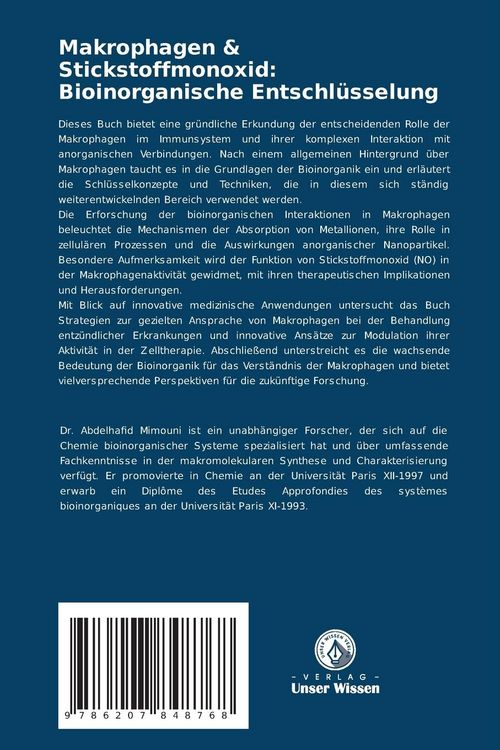 Produktbild: Makrophagen & Stickstoffmonoxid: Bioinorganische Entschl&uuml;sselung