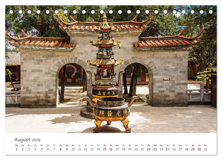 Produktbild: Zauberhaftes S&uuml;dchina (Tischkalender 2026 DIN A5 quer), CALVENDO Monatskalender